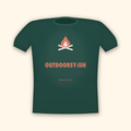 Outdoorsy-ish camping t-shirt — forest tee mockup